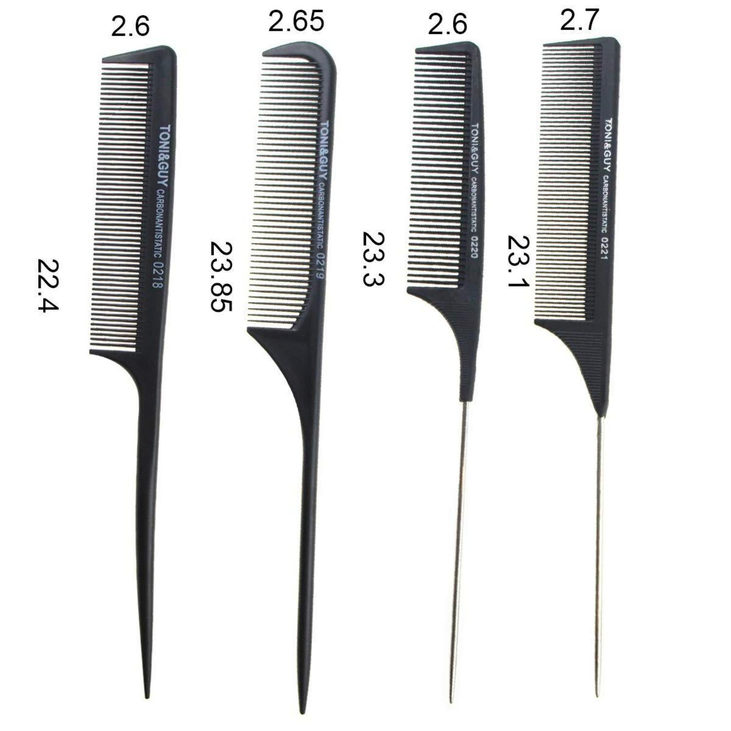 ZUZER 11-teiliges Schwarz Haar Kamm Set für Männer und Frauen