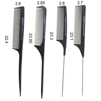 ZUZER 11-teiliges Schwarz Haar Kamm Set für Männer und Frauen