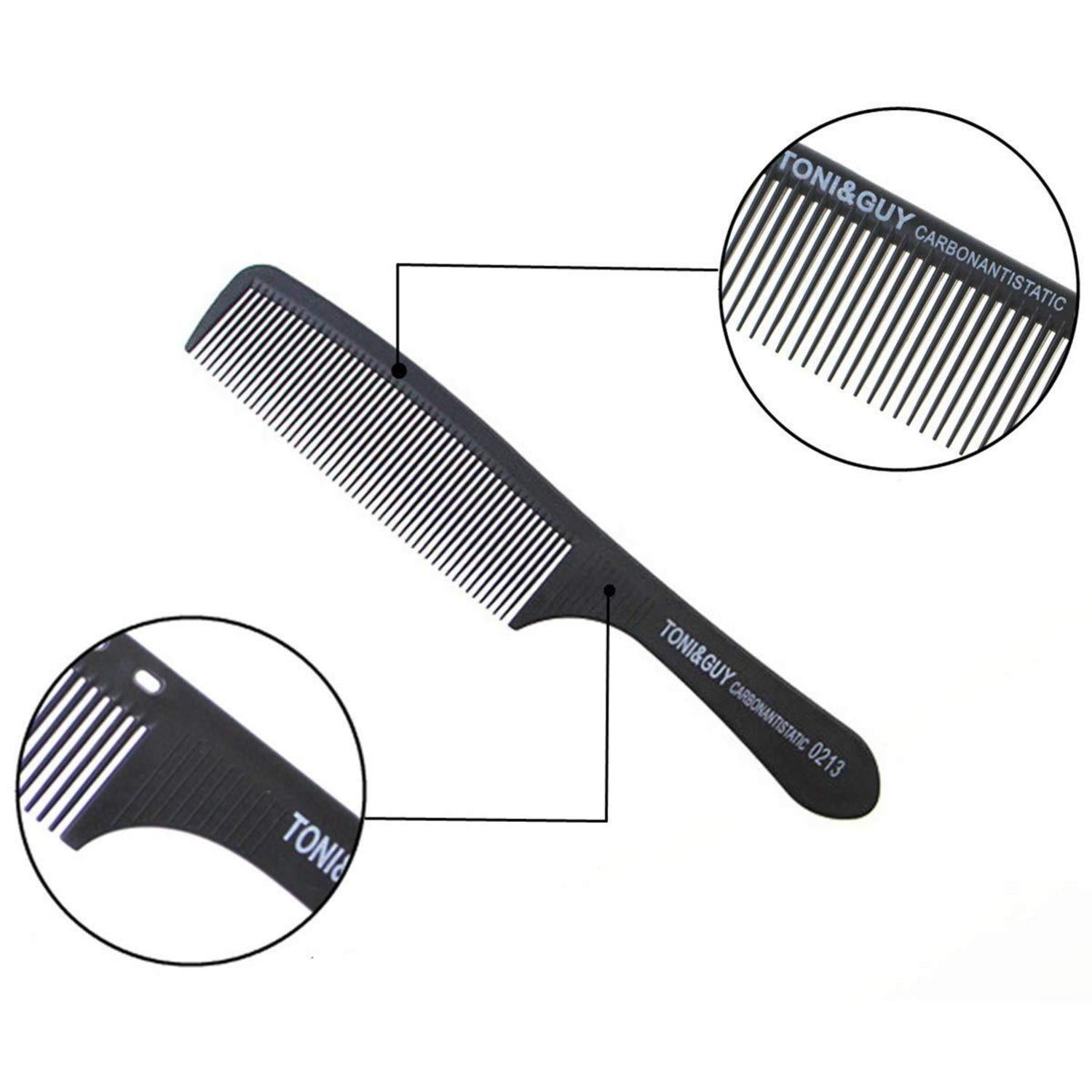 ZUZER Haarkamm Set 11-teilig Schwarz Hair Styling Kamm professionell
