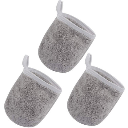 Make-up Entferner Handschuhe Mikrofaser Wiederverwendbar 3er Set