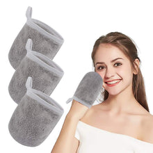 Make-Up Entferner Handschuh Mikrofaser Wiederverwendbar 3er