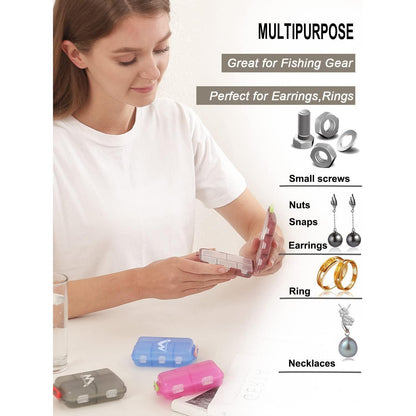 4er Pack Tablettenbox 7 Tage Pillendose 10 Fächer