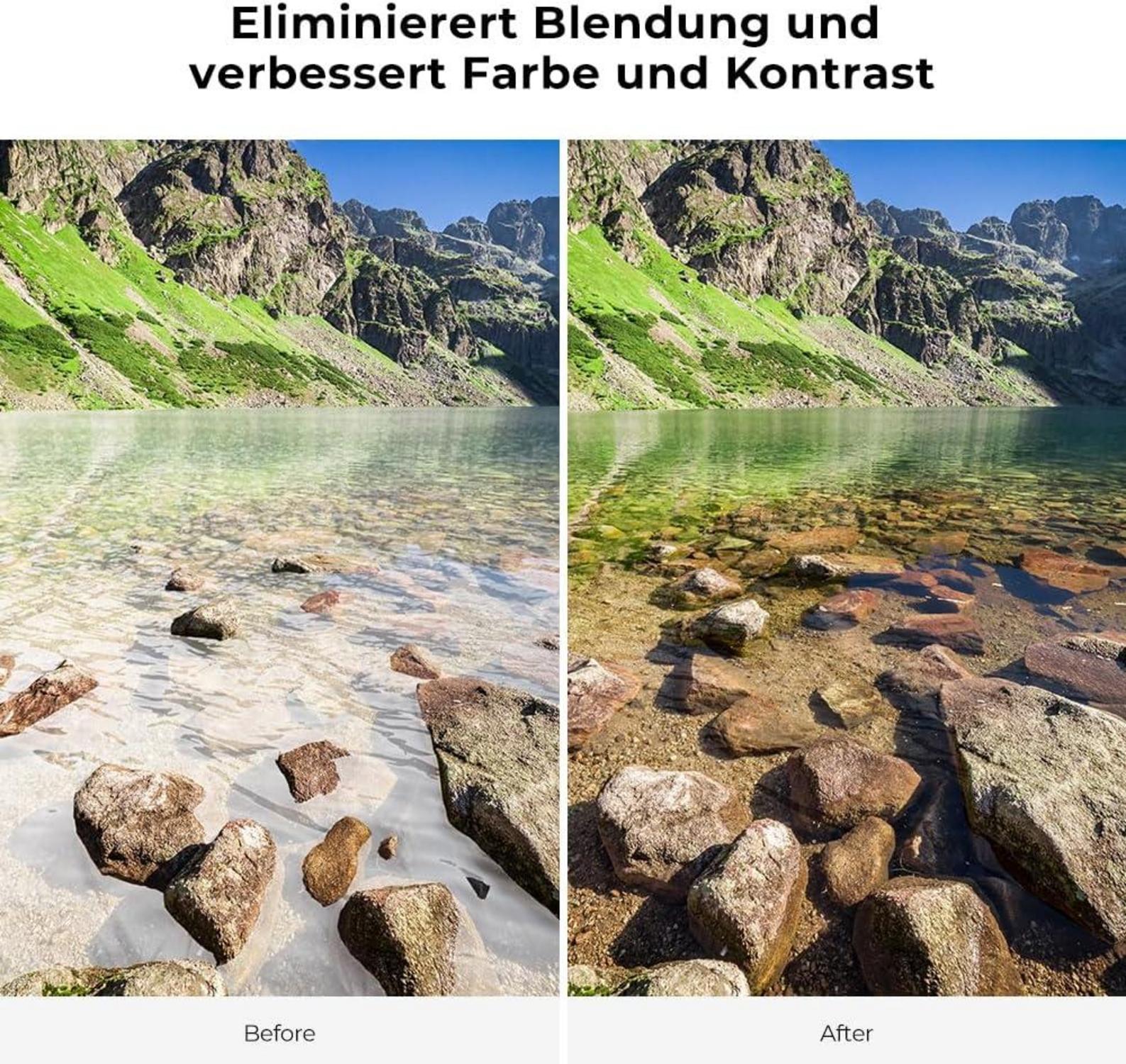 77mm Slim Polfilter CPL Optisches Glas Aluminium Kameraobjektive