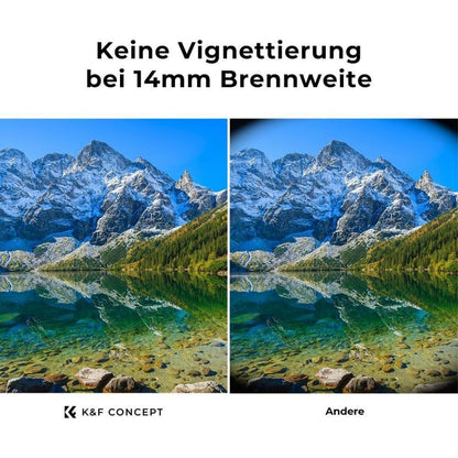 K&F Concept 58mm Slim CPL Polfilter Optisches Glas