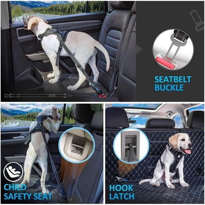 Hunde Sicherheitsgurt für Auto mit Energieabsorptionssystem