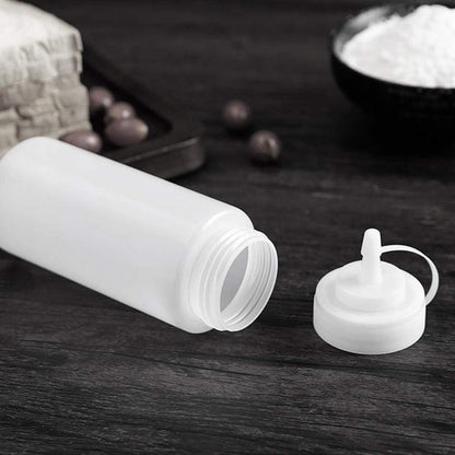 Keleily 4er Set Squeeze Flaschen 500ml für Gewürze & Saucen