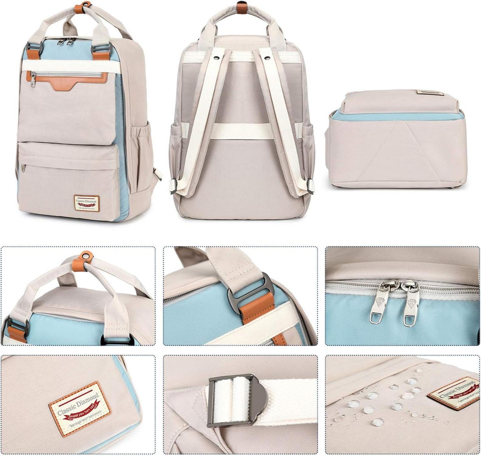 Rucksack Damen Herren Tagesrucksack Laptopfach Diebstahl Tasche