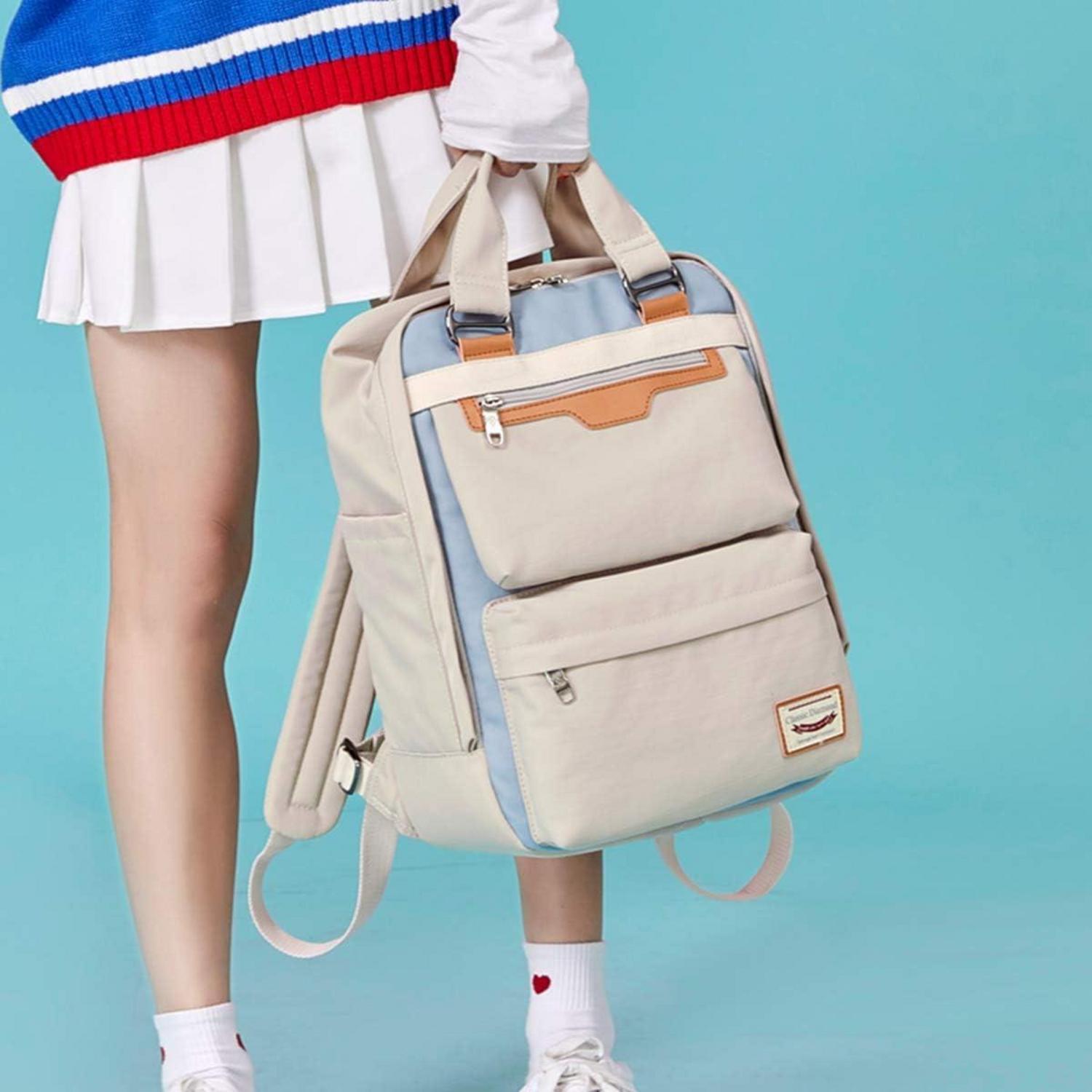 Myhozee Rucksack Damen Herren Tagesrucksack Laptop Anti Diebstahl 15.6 Zoll Uni Reisen