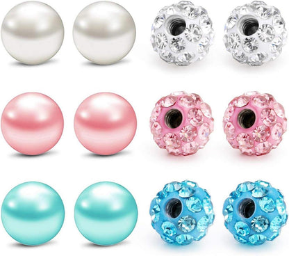 Piercing Kugeln 12Stk Ersatzkugeln 3mm Edelstahl Acryl