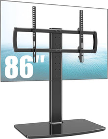 TV Standfuß Universal Höhenverstellbar 40-86 Zoll VESA 600x400 Schwarz