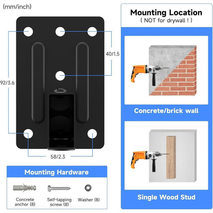 Lautsprecher Wandhalterung für Große
