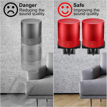 Lautsprecher Wandhalterung 25kg Halterung 2er Pack schwarz