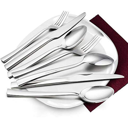 60-teiliges Edelstahl Besteck Set für 12 Personen
