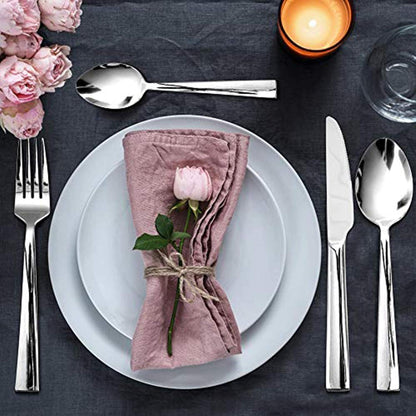 60-teiliges Edelstahl Besteck Set für 12 Personen