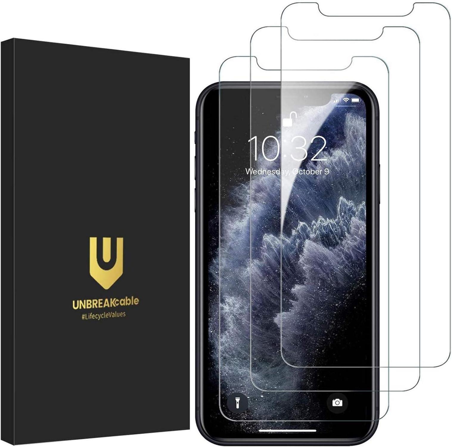 Panzerglasfolie für iPhone 11 Pro/XS/X [3er Pack] 9H