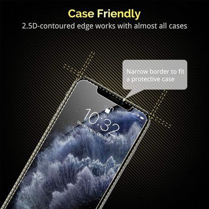 Panzerglasfolie für iPhone 11 Pro/XS/X [3er Pack] 9H