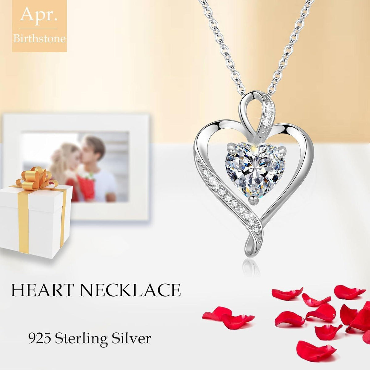 Silber Herz Halskette Damen 925 Sterling Silber Geschenk