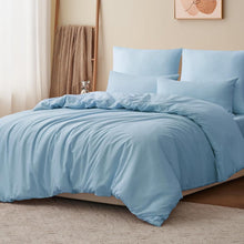 Bettwäsche Set 200x200 Blau mit