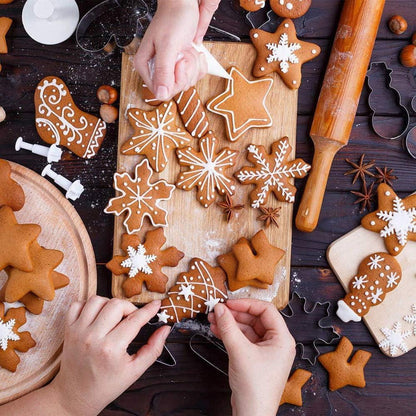 25PCS Weihnachts Ausstechformen Edelstahl Keksausstecher Backen Plätzchen