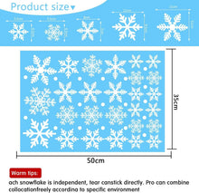 Weihnachten Fensteraufkleber Schneeflocken PVC Deko 366