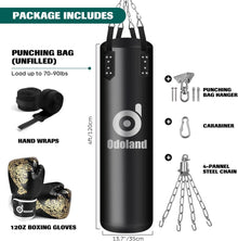 Boxsack Set UNGEFÜLLT 6 IN 1 Punchingsäcke 4FT Erwachsene
