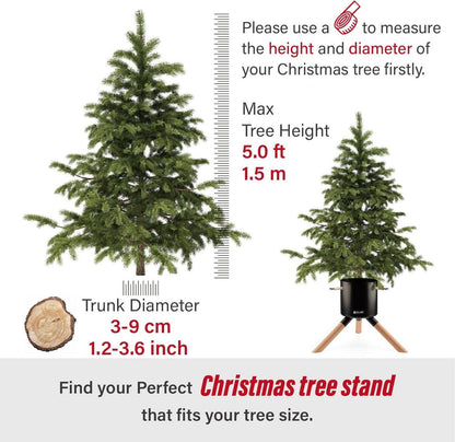 Christbaumständer für Bäume bis 1.5m, 3-9cm Stammdurchmesser