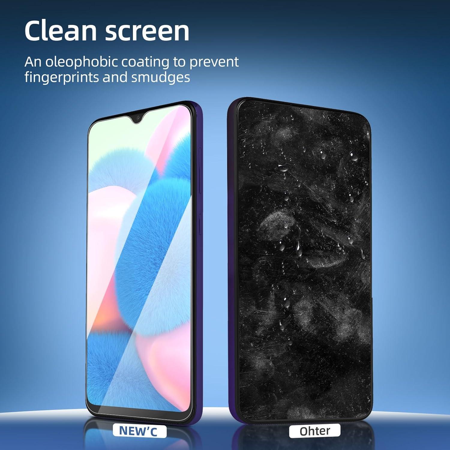 Panzer Schutz Glas Samsung Galaxy A30s A40s 3 Stück 9H Härte Ultra-klar