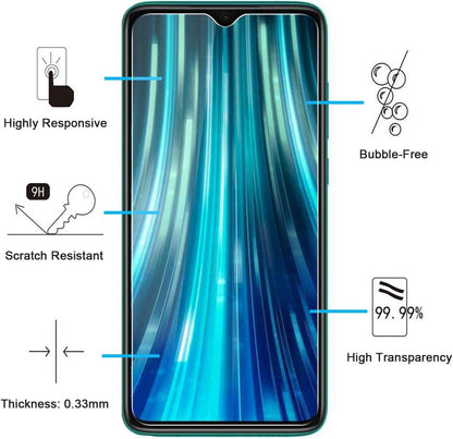 Panzer Schutz Glas Xiaomi Redmi Note 8 Pro Redmi 9 9H 0.33mm