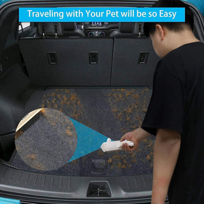 ACE2ACE Fusselrolle Tierhaarentferner für Sofa Teppich Blau