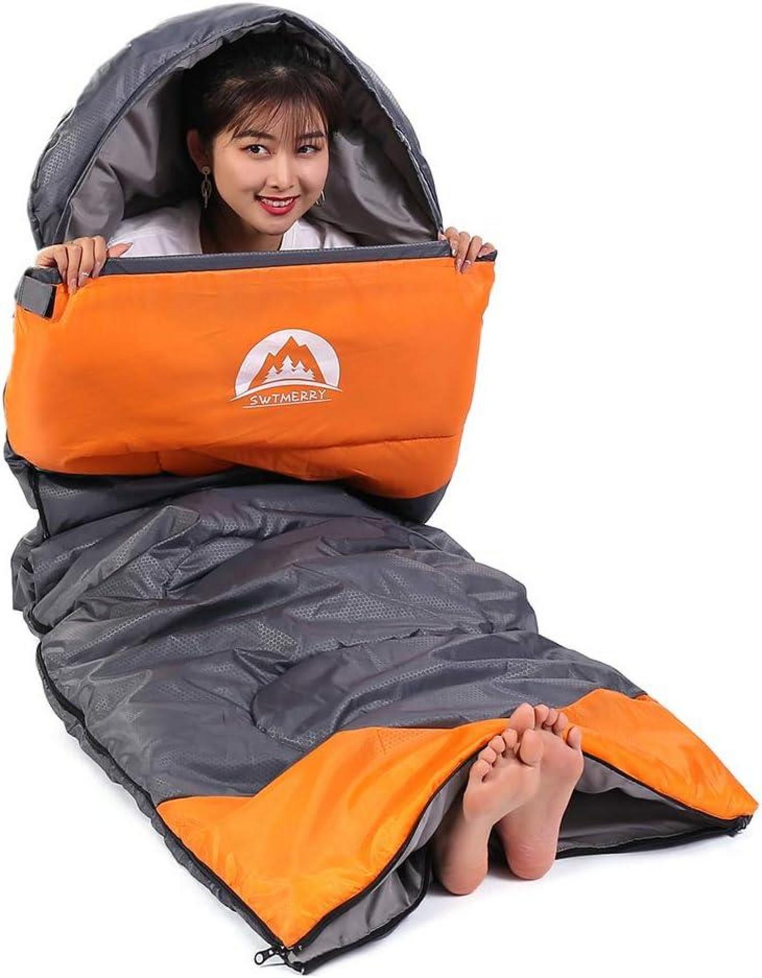 Schlafsack für 3-4 Jahreszeiten warmes und kühles Wetter