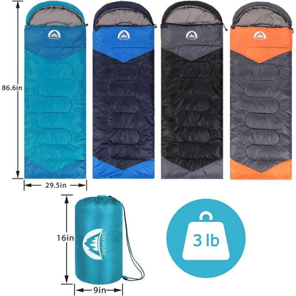 Schlafsack SWTMERRY 3-4 Jahreszeiten wasserdicht leicht