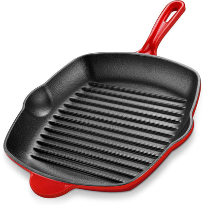 Premium Gusseisen Pfanne 29 cm Emailliert Induktionsfähig