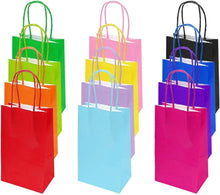 Papiertüten Kraftpapier 12 Stück Geschenkverpackung Henkel 21*13*8CM