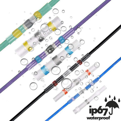 250PCS Sopoby Solder Seal Wire Connectors Kit Automotive Marine Waterproof