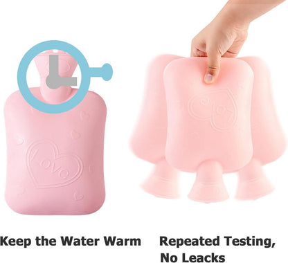 Nifogo Wärmflaschengürtel mit 1,3L Bezug für Nacken Schulter Bauchunschmerzen