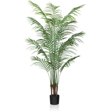 Künstliche Palme groß 150cm Kunstpflanze im Topf Plastik