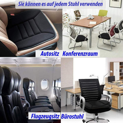 Orthopädisches Big Ant Memory Foam Sitzkissen Schwarz