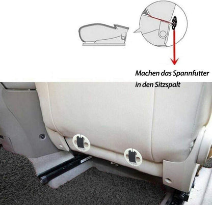 Orthopädisches Memory Foam Sitzkissen für Auto Büro Stuhl - Schwarz