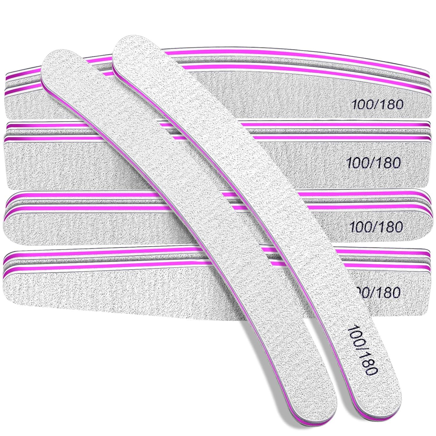 Professionelles Nagelfeilen Set 100/180 - 10 Stücke