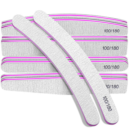 Professionelles Nagelfeilen Set 100/180 - 10 Stücke