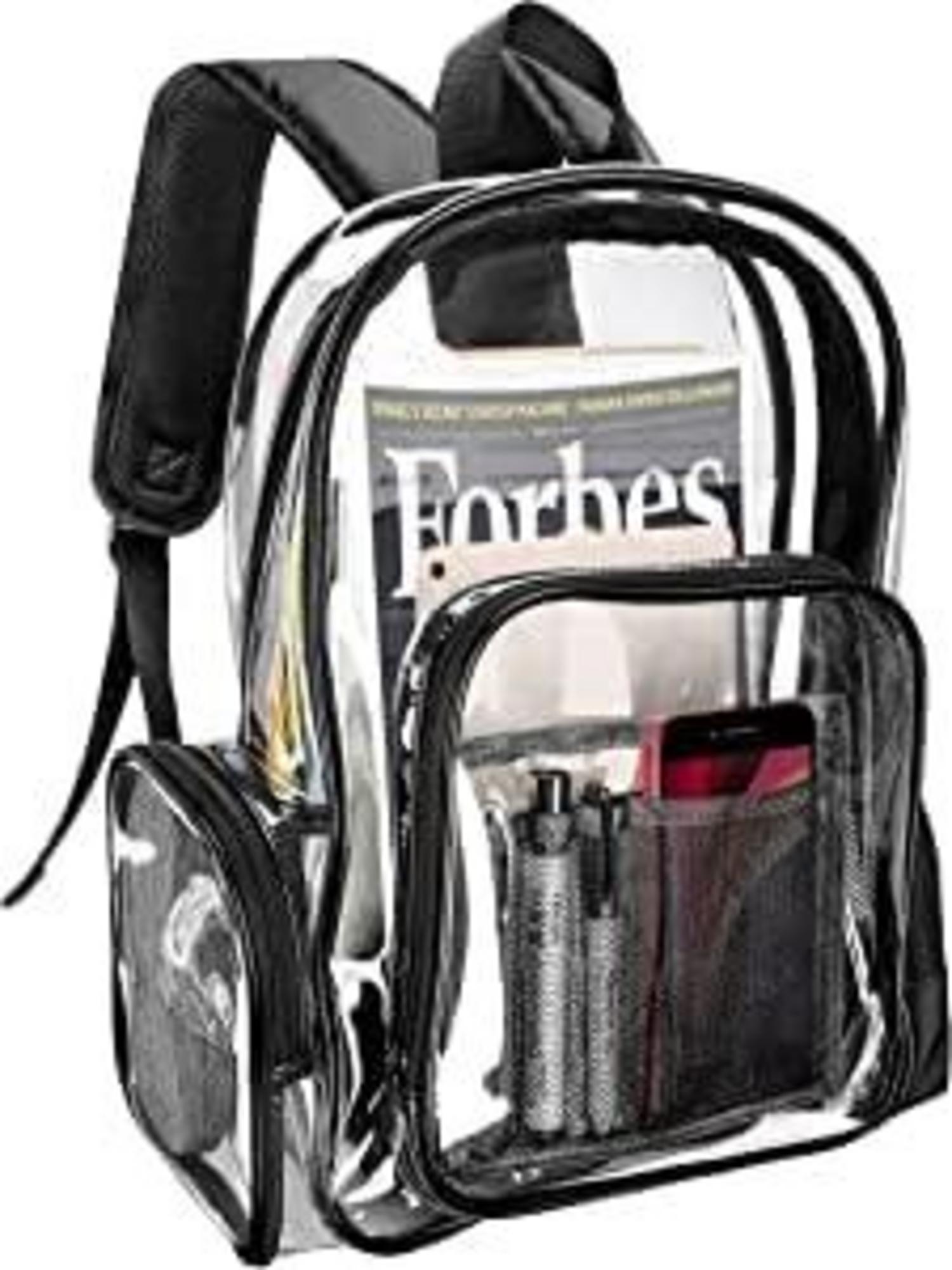 Klarer Transparenter Rucksack PVC Transparent 42x28.5x12.7cm