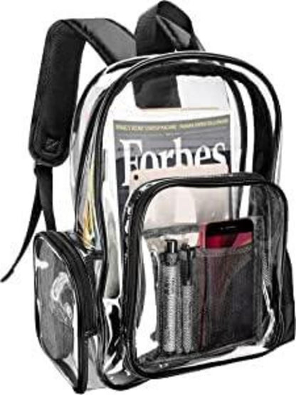 Klarer Transparenter Rucksack PVC Transparent 42x28.5x12.7cm