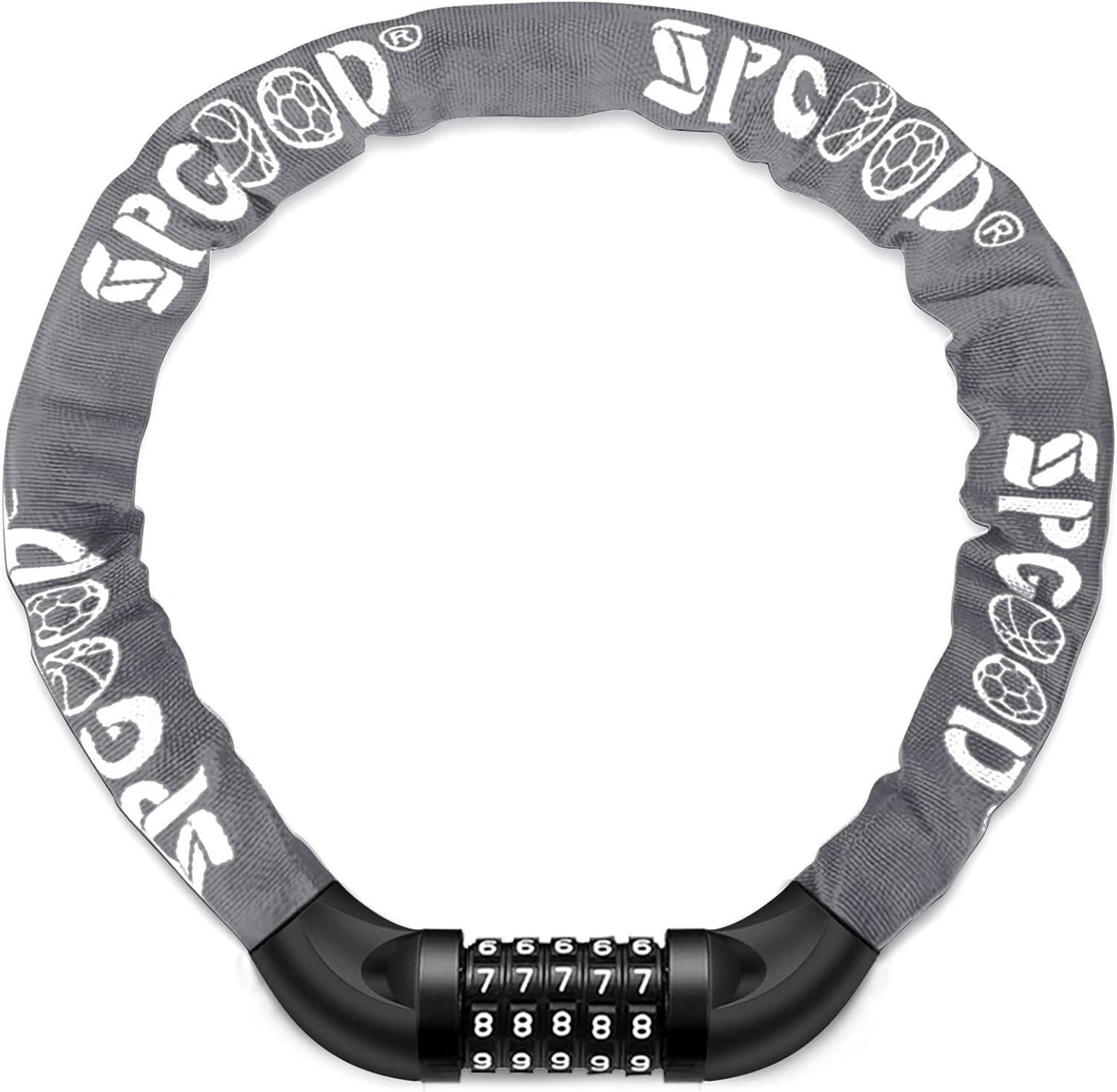 Fahrradschloss Zahlen Code hohe Sicherheit Stahlkettenglieder