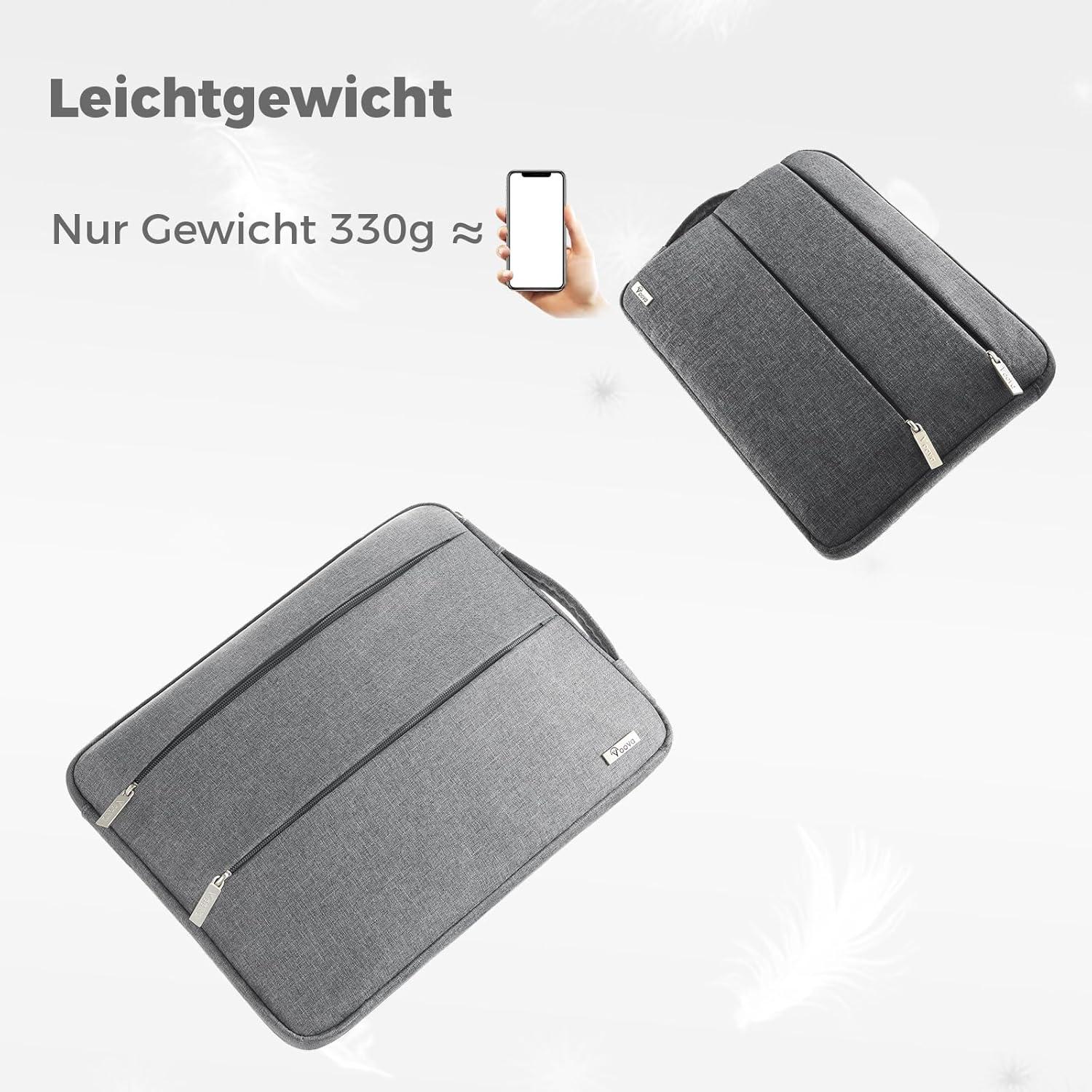 Voova 14 Zoll MacBook Air Pro Tasche 14-14,6 Grau