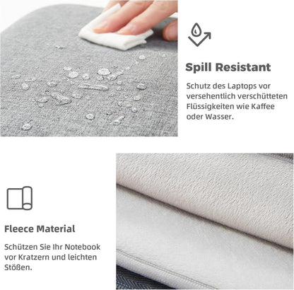 Voova 14 Zoll Laptophülle MacBook Air Pro Tasche 14-14,6 Grau
