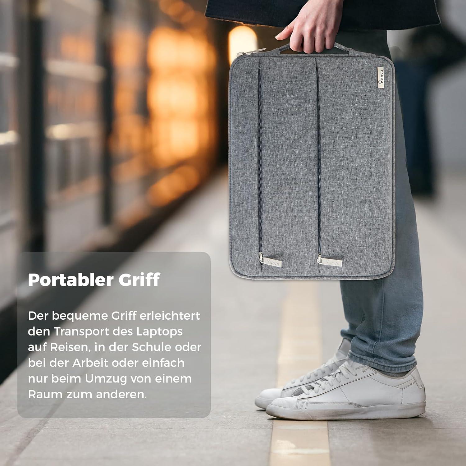 Laptophülle 14 Zoll MacBook Air Pro Tasche 14,6 Grau Tablet
