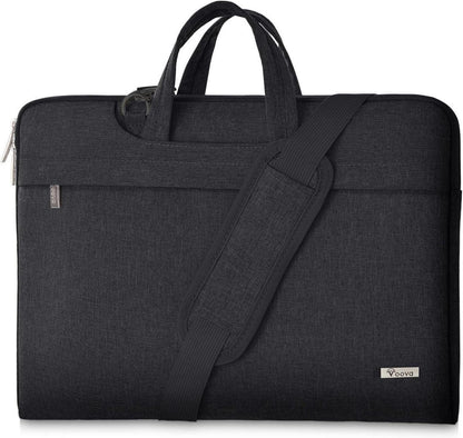 Voova Laptoptasche 17,3 Zoll Leicht Wasserdicht Stoßfest Schwarz