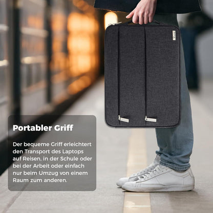 Laptophülle MacBook Air Pro iPad Tablet Tasche 13,3 11,6 Hülle Schwarz