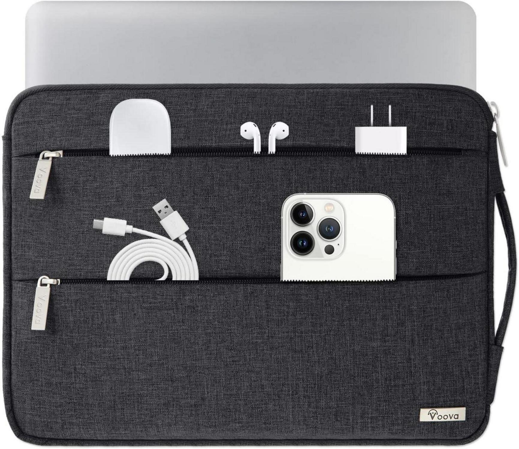 Laptoptasche 15,6 Zoll MacBook Dell HP iPad Schwarz