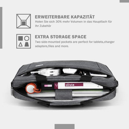 Voova Laptoptasche 14-16 Zoll, 30% mehr